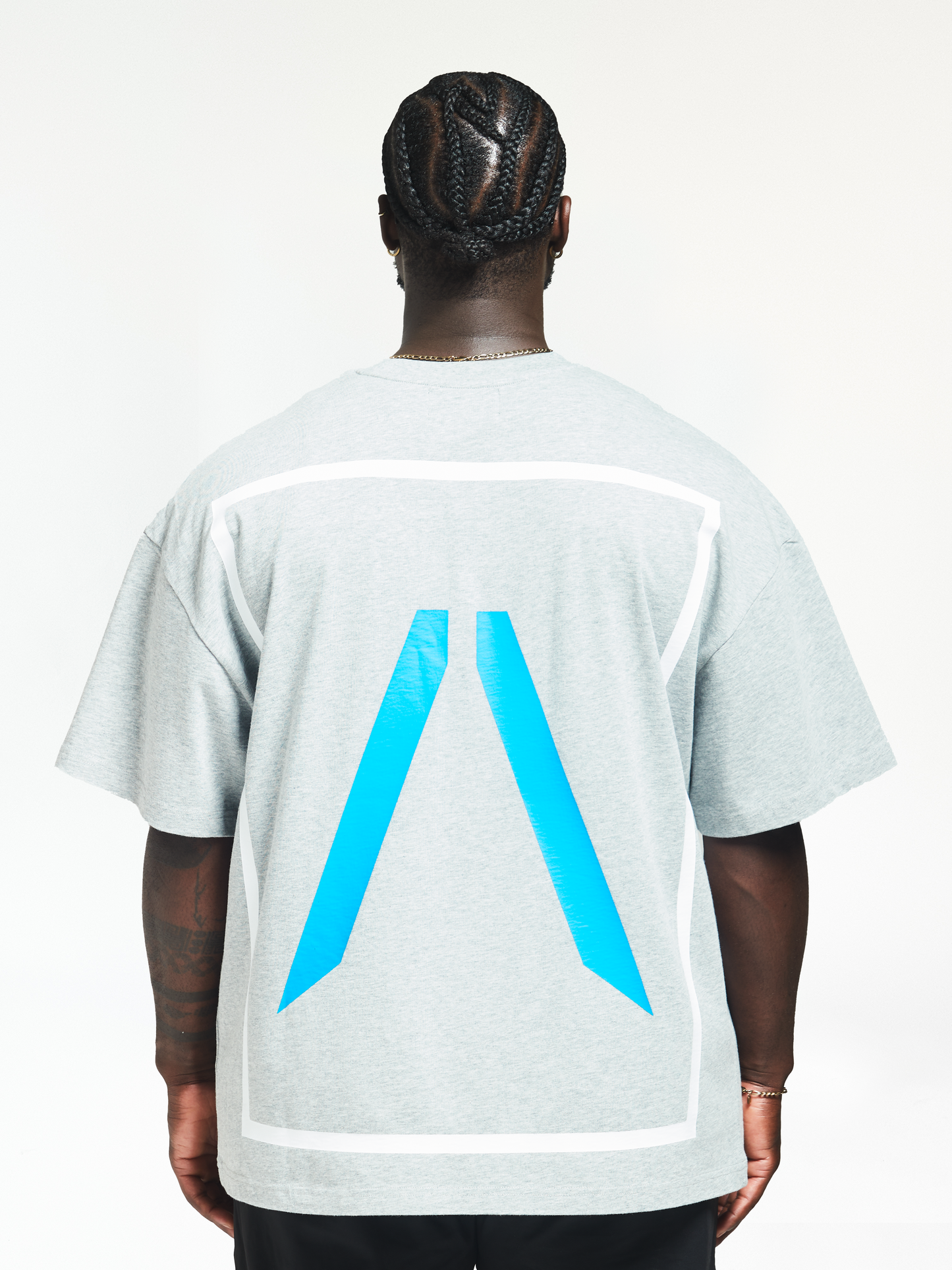 Men's Heather Grey - Oversized Lifting Tee