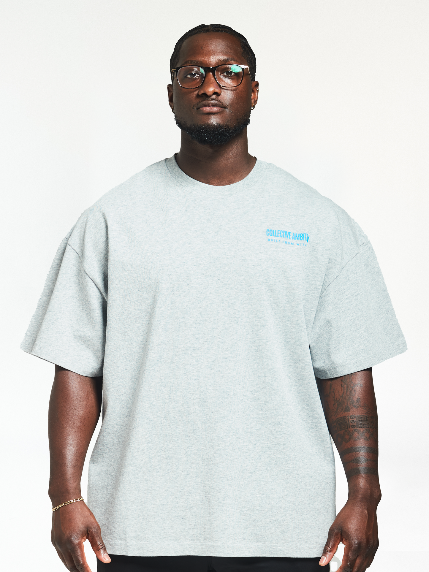 Men's Heather Grey - Oversized Lifting Tee