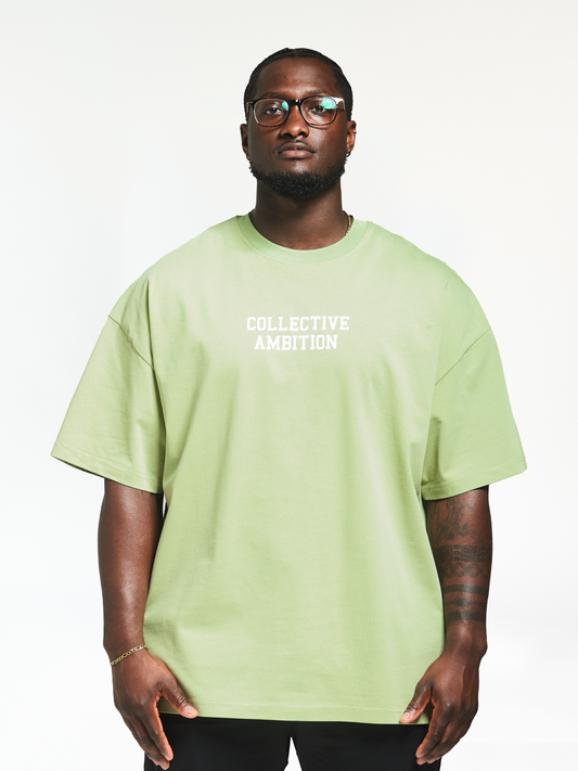 Men's Military Green - Oversized Lifting Tee