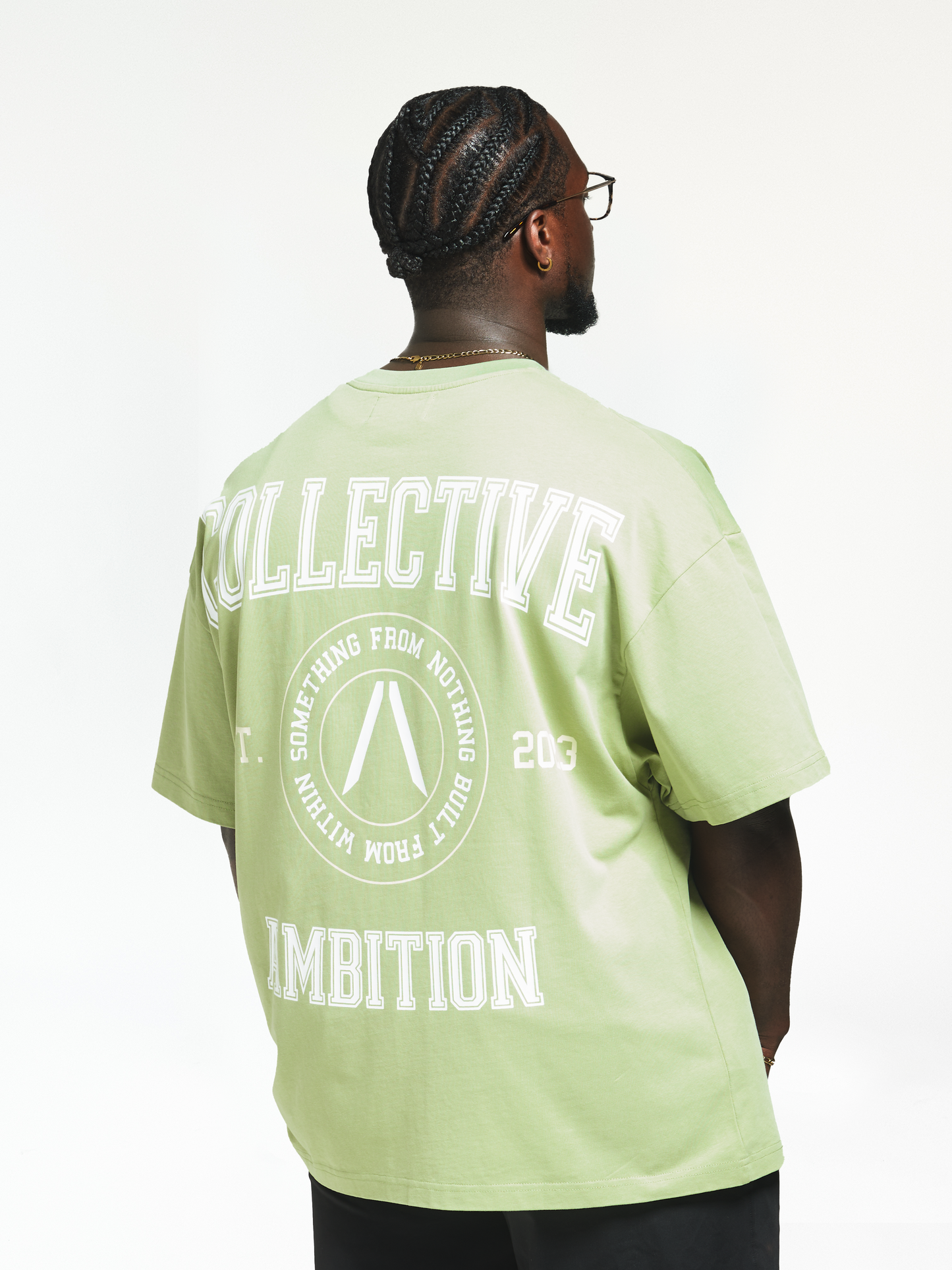 Men's Military Green - Oversized Lifting Tee