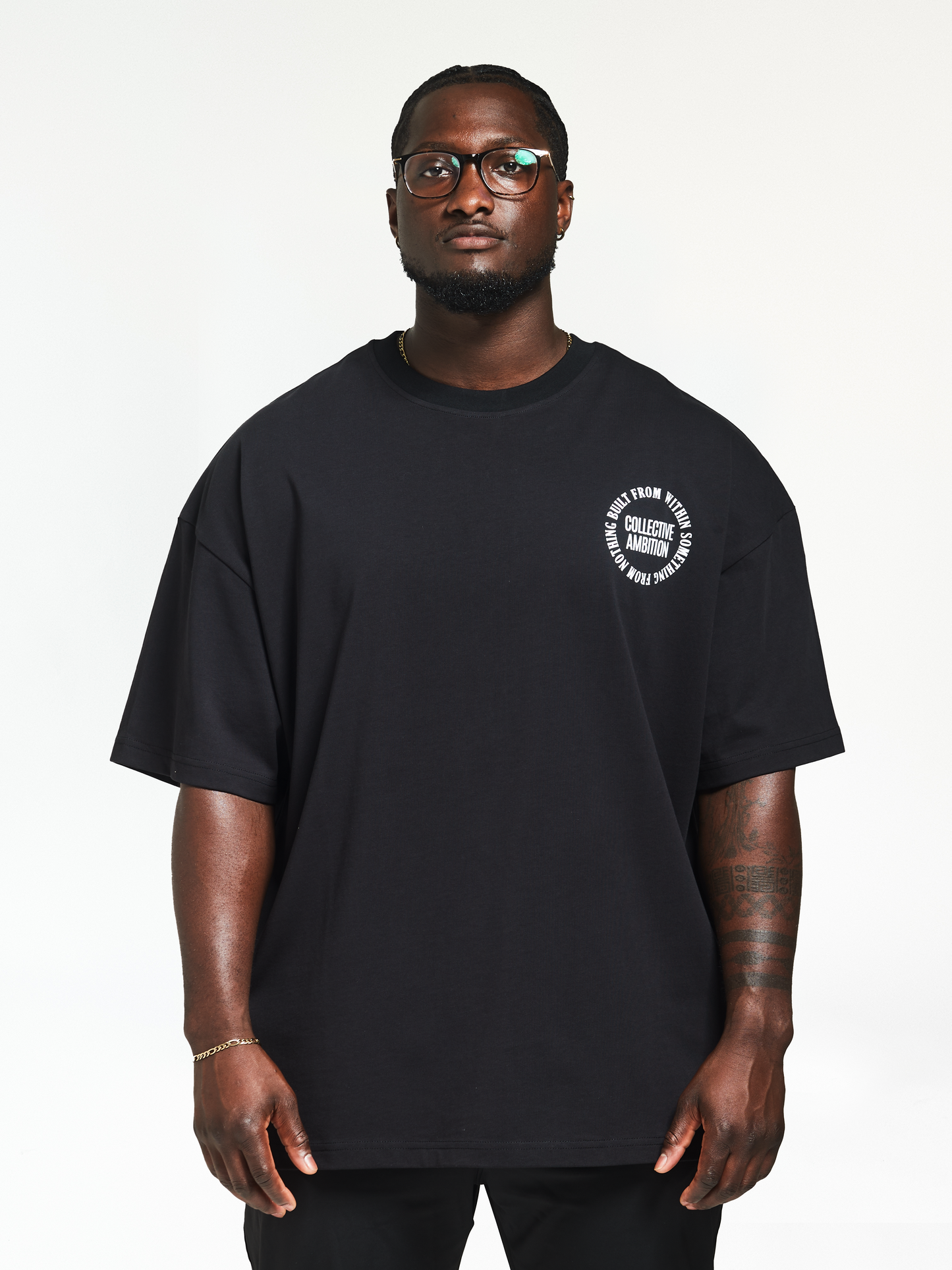 Men's All Black Imperial - Oversized Tee