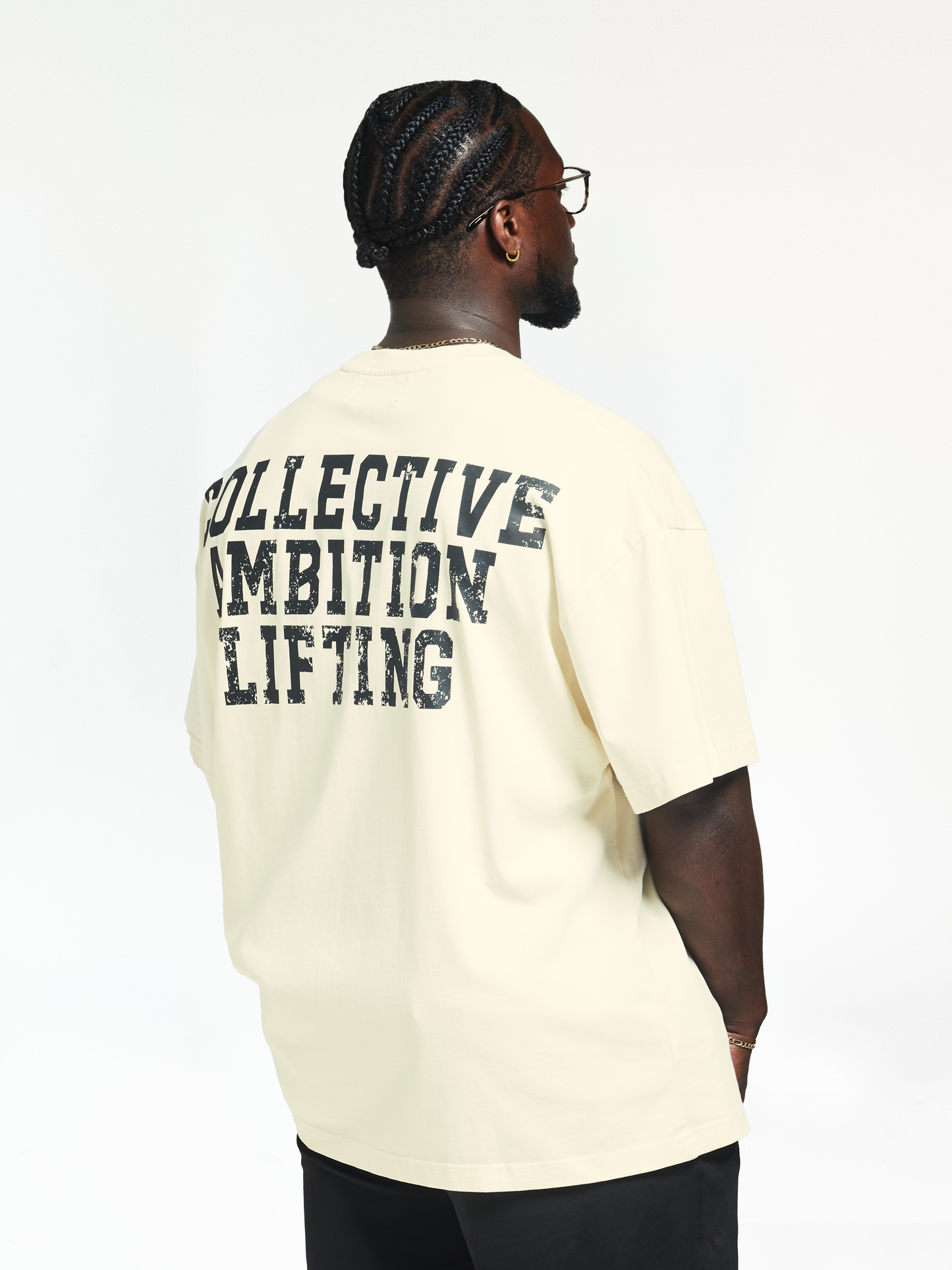 Men's Off White - Oversized Lifting Tee
