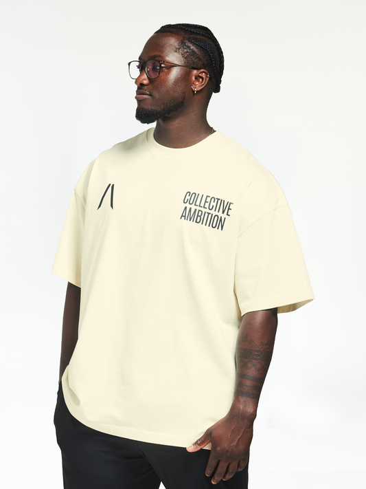 Men's Off White - Oversized Lifting Tee