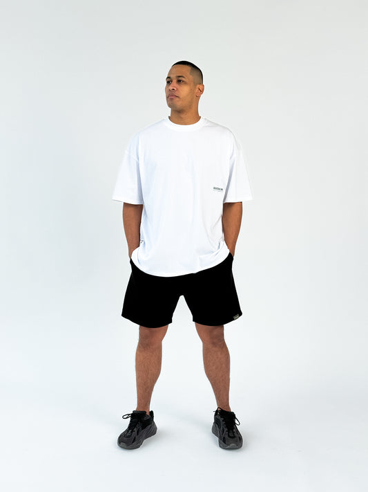 All White Founder's Club Oversized Shirt