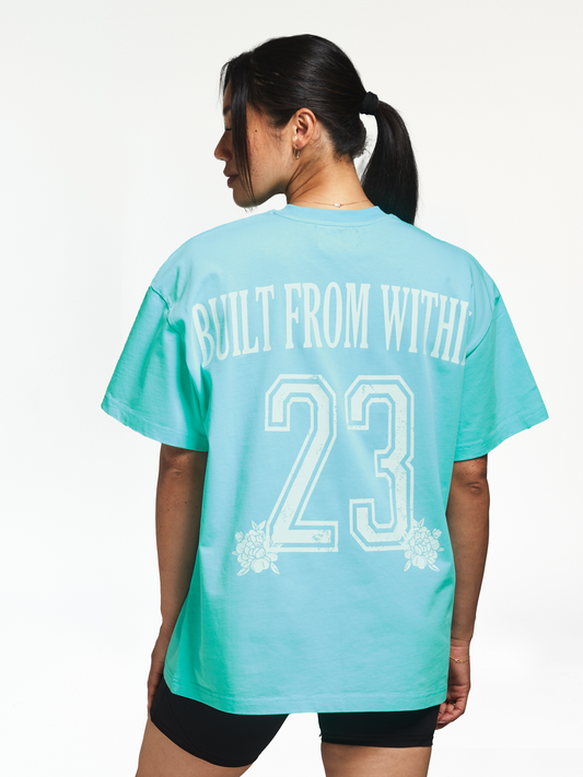 Women's Seafoam - Oversized Lifting Tee
