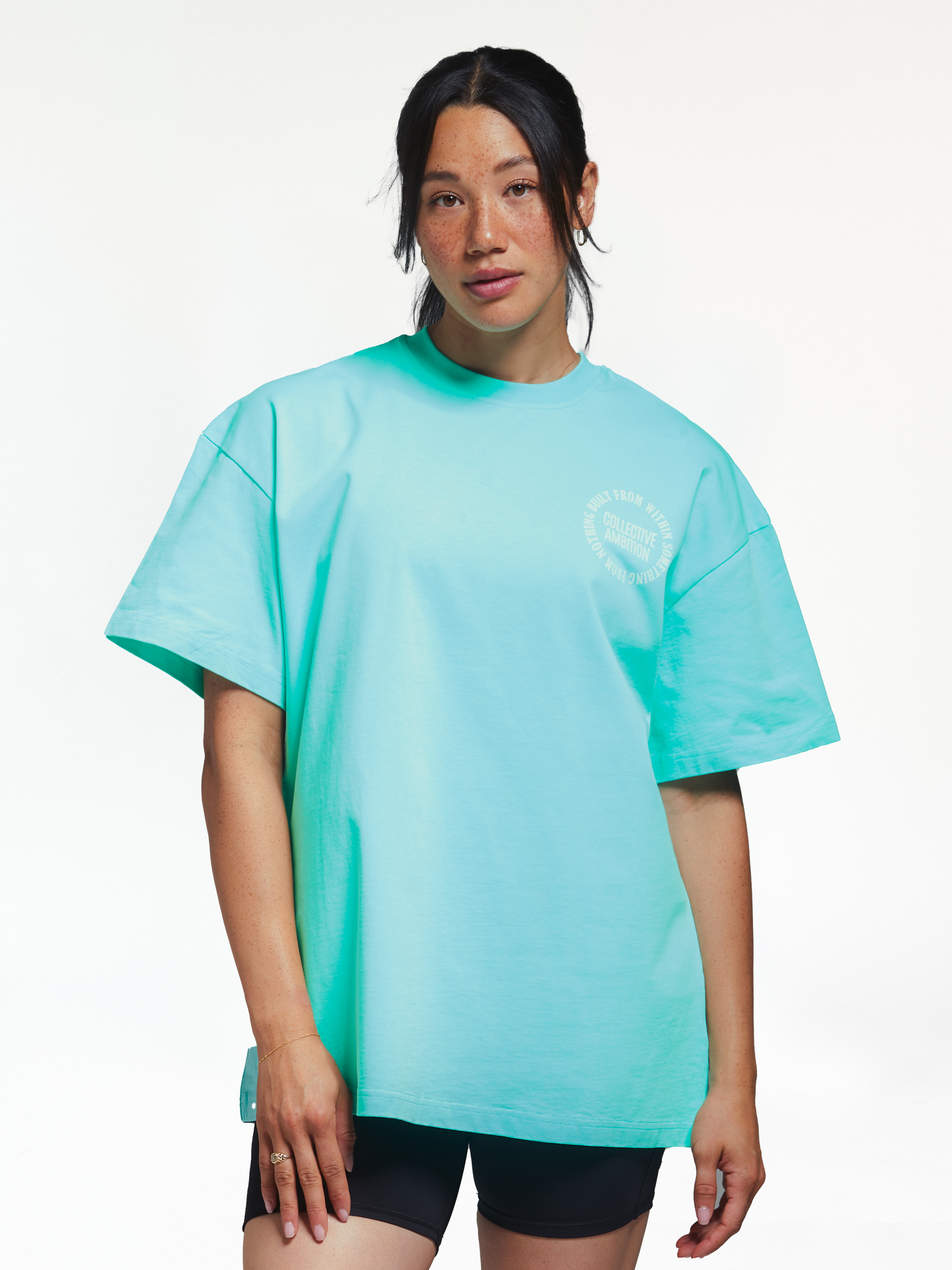 Women's Seafoam - Oversized Lifting Tee