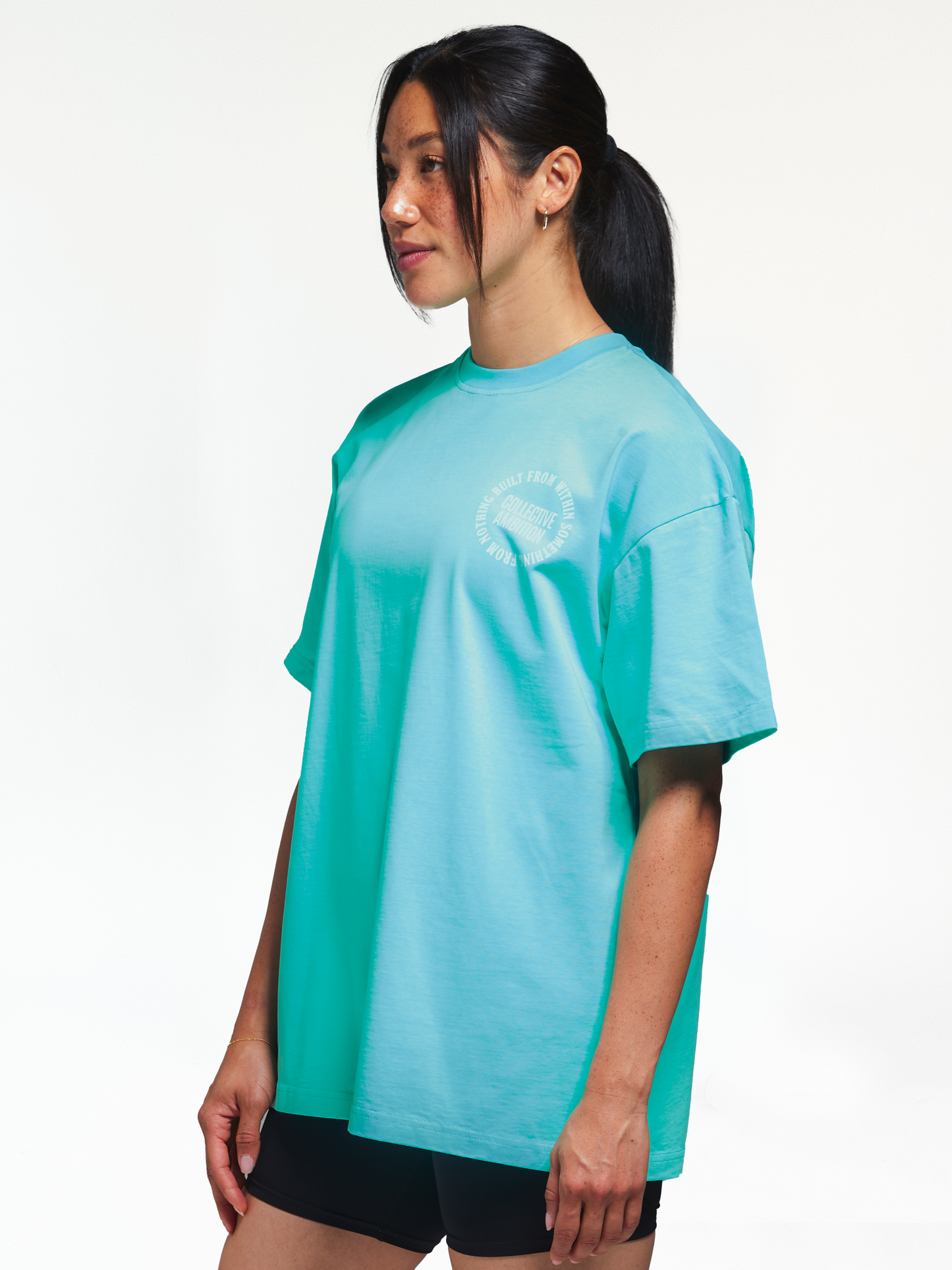 Women's Seafoam - Oversized Lifting Tee