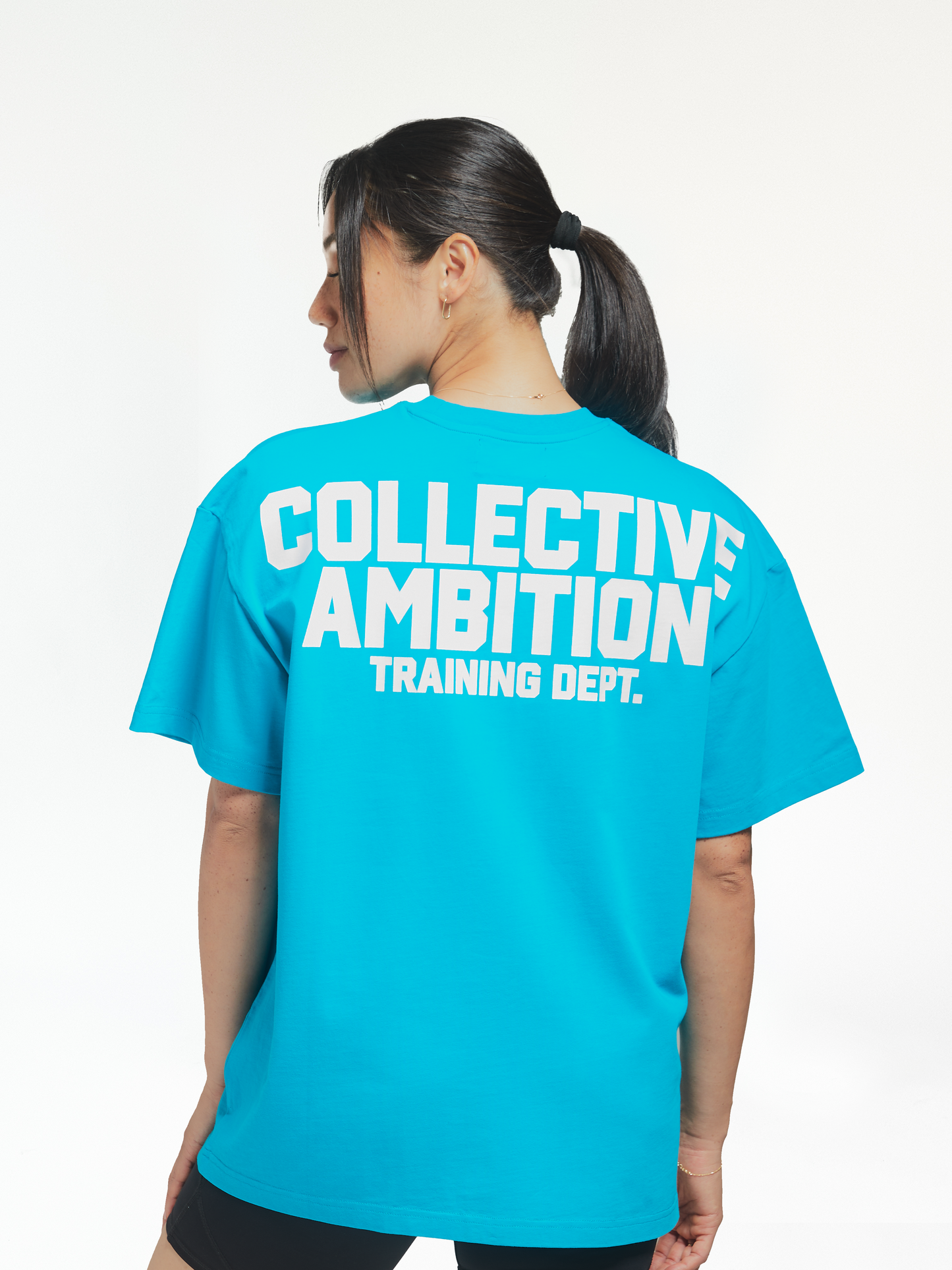 Women's Ocean Blue - Oversized Lifting Tee